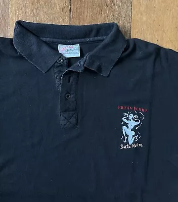 Vintage Bryan Ferry ‘Bête Noire 1988 Tour’ Polo T Shirt Band 80s Rare Size L • $25