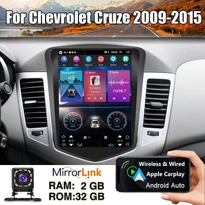 Apple Carplay Car Stereo Radio For Chevrolet Cruze 2009-2015 GPS Navigation FM • $213.75