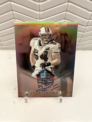 2023 ZACH THOMAS #d /50 Panini Phoenix Hall Of Fame ON CARD AUTO Silver Prizm SP • $225