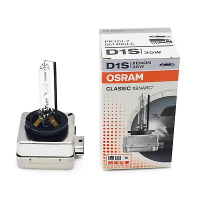 1-Pack Osram D1S Xenarc OEM 4300K HID Xenon Headlight Bulb 66144 35W DOT Germany • $40.74