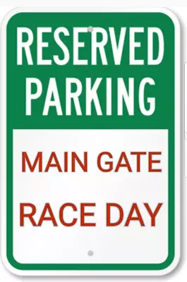 PRIME Race Day MAIN GATE Parking Pass *Indianapolis 500* Indy No Tickets *Turn 1 • $260