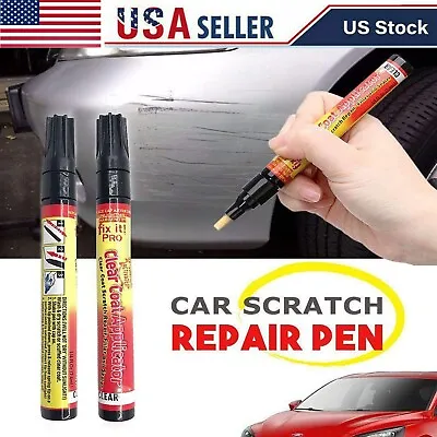 2pcs Magic Car Scratch Touch Up Repair Remover Removal Auto Body Paint Fix Pen • $6.99