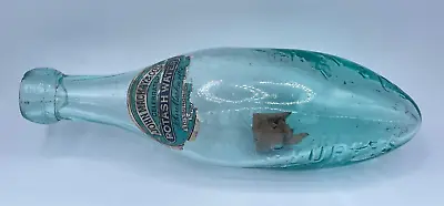 £118.38 • Buy Torpedo Bottle John Mackay & Co Potash Water Edinburgh Glasgow Vintage Rare