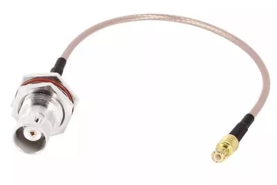 12  RG316 RF MCX Male To BNC Female Bulkhead Coaxial Cable Assembly USA High Qua • $8.98