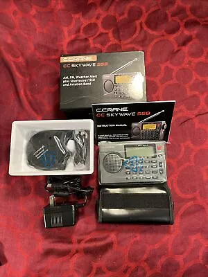 C.CRANE CC Skywave SSB SWAM FM WeatherAir Receiver Aviation Band NEW IN BOX • $185