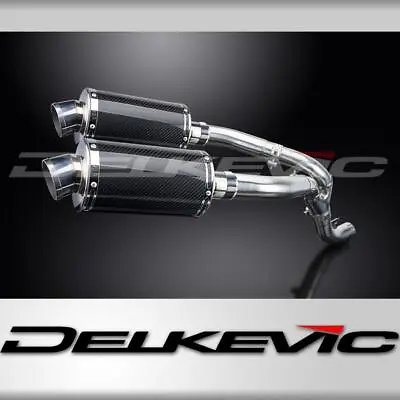 KAWASAKI ZX10R NINJA 2006-2007 225mm OVAL CARBON SILENCER EXHAUST KIT • $460.67