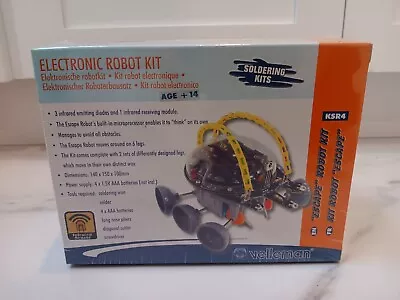 Velleman Electronic Escape Robot Kit Ksr4 New In Box • $9.99