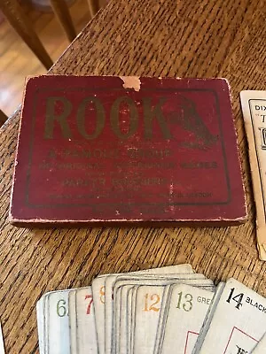 Vintage 1924 ROOK Card Game By PARKER BROTHERS - PICTURE BACK EDITION - COMPLETE • $52