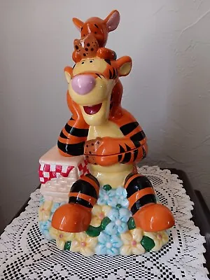 Disney's Tigger And Roo Talking Cookie Jar • $65