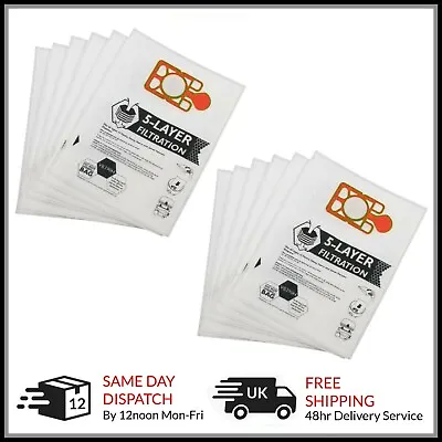 10 X Filter Bags For Numatic Henry Hetty Pet Vacuum Cleaner PET200 200-11 Hoover • £11.95