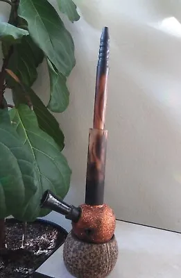 Bongs Wood Smoke Pipes Hookah Vapor Smoke Pipe Coconut Steam Chalice • $120
