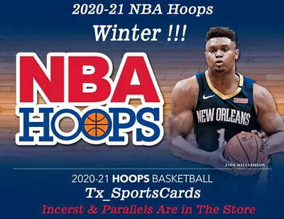 2020-21 NBA Hoops Winter🏀Rookies & Vets🏀Complete Your Set🏀Update 9/23 • $1.25