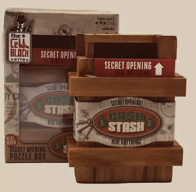 Cash Stash Money Gift Card Puzzle Box To Solve By Project Genius • $15.99