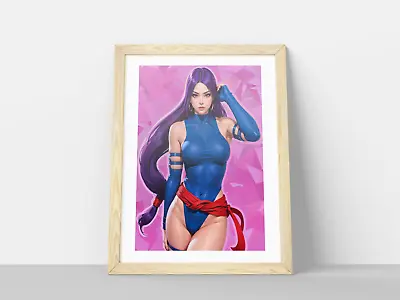 Psylocke Marvel Avengers DC Superhero Wall Poster Print A4 - Frame NOT Included • £5.99