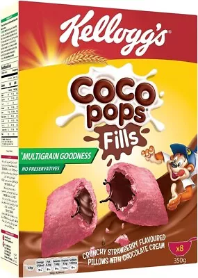 Kellogg's COCO POPS FILLS STRAWBERRY KELLOGG's 350g Free Shipping World Wide • $60.49
