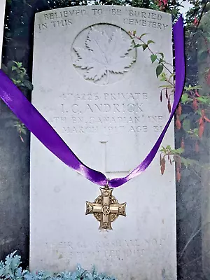 WW1 Memorial Cross 54th (Kootenay) Battalion Killed In Action Ex Virginia USA • $321.91