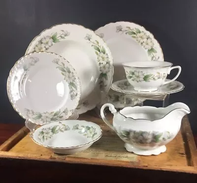 Embassy USA Vitrified China Dogwood Various Pieces Plate Bowl Serving Dishes • $6.50