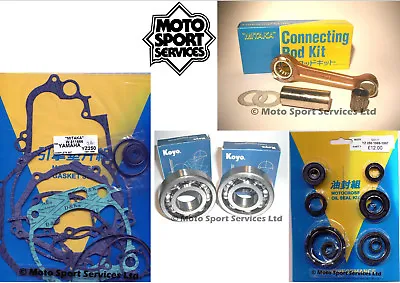 Yamaha YZ 250 95-96 Mitaka Bottom End Engine Rebuild Kit Rod Mains Gasket Seal • $348.36