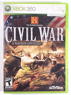 History Channel: Civil War A Nation Divided (Microsoft Xbox 360 2006) Complete • $14.99