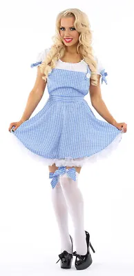 Adult Ladies Kansas Girl Dorothy Costume Book Day Character Film FREE POST • £16.20