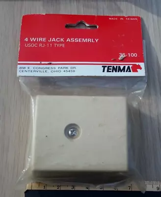 £6.99 • Buy Tenma 4 Wire Jack Assembly Usoc Rj - 11 Type