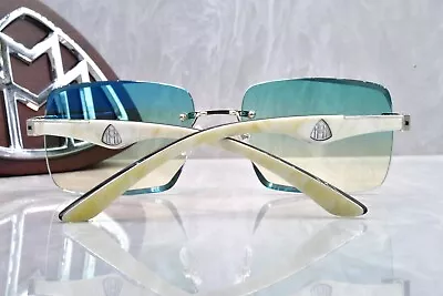 $2699.99 • Buy Maybach Rimless Vintage Sunglasses Cartier Glasses BIG C Decor CT0092O Artist