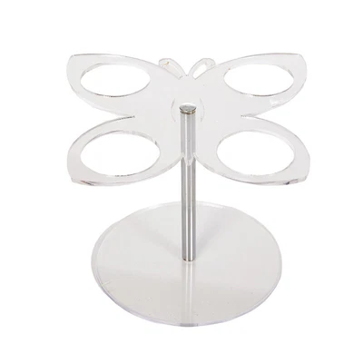 £5.12 • Buy Ice Cream Cone Holder, Clear 4 Holes Food Stand,Acrylic Waffle Cone Display Sta