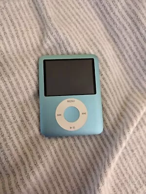 Apple IPod Nano 3rd Generation MB249LL/A 8 GB Blue For Parts Repair Only Battery • $14