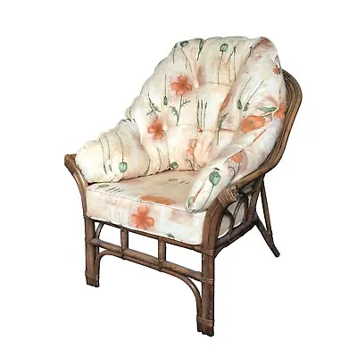 New Wrap Cushions And Covers For 1 Chair - Cane Conservatory Wicker Furniture • £144.50