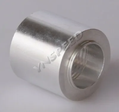 $4.50 • Buy 3/8  NPT Female Aluminum Weld On Fitting Bung Silver
