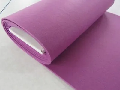 FELT Craft Felt Felt Fabric Solid 3-4mm Thick Crafting Berry Eur 8.98/m • £3.87