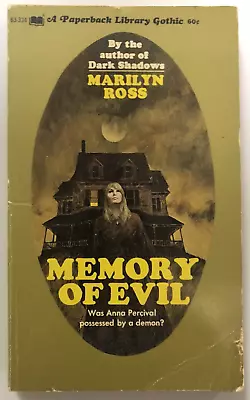 Books Marilyn Ross Memory Of Evil • $15