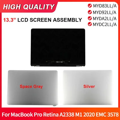$208.59 • Buy A+ NEW For Apple MacBook Pro A2338 M1 2020 LCD Screen Display Assembly EMC 3578