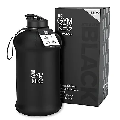 The Sports Water Bottle 2.2 L Insulated | Half Gallon | Carry Handle | Big Water • $24.99