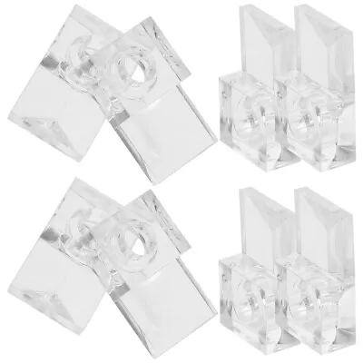  20 Sets Mirror Glass Clip Plastic Holders For Walls Heavy Duty Brackets • £7.50