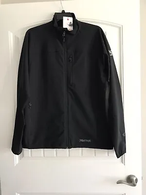 Nwt Marmot Black Full Zip Chest Zip Pocket Tempo Men's Jacket Size Xl Tg • $49.99