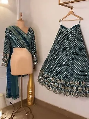 £45.59 • Buy Lehenga Choli Lengha Indian Bollywood Wedding Party Pakistani Wear Designer
