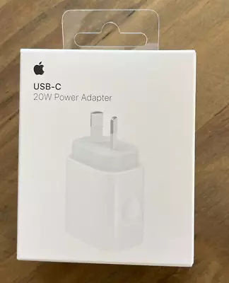 $29.99 • Buy Genuine Original Apple 20W USB-C Power Adapter Wall FAST Charger IPhone 11 12 13