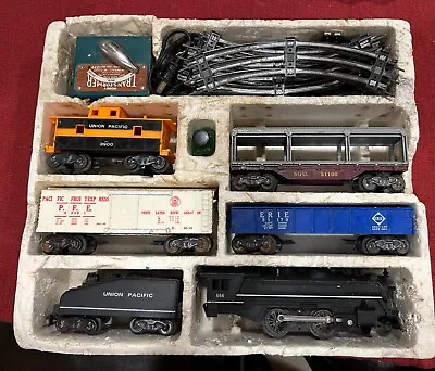 Marx Train Set Union Pacific 666 Steam Locomotive Set W Track & Box • $325
