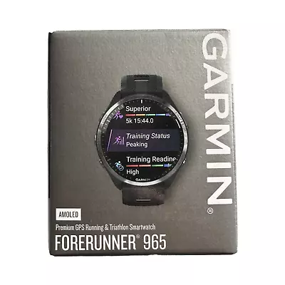 Garmin Forerunner 965 Premium GPS Running Amoled Smartwatch - Open Box • $519.99