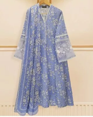 Aghanoor Embroidered Cambric/lawn 3pc Suit Pakistani Designer Khaadi  Sana... • £59.99