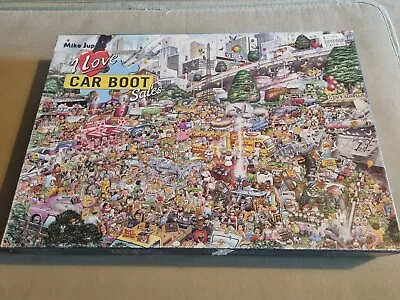 Gibsons Puzzles Mike Jupp's I Love Car Boot Sales 1000 Piece Jigsaw • £3