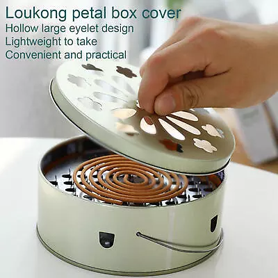 Mosquito Coil Holder Incense Coil Holder Retro Portable Hanging Incense • $10.64
