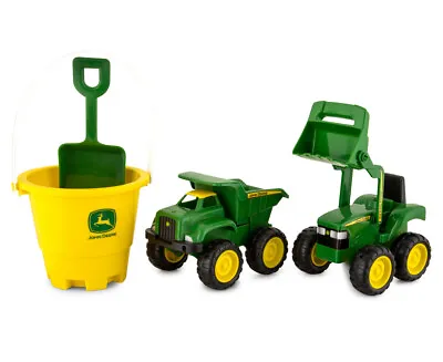 $28.47 • Buy John Deere Dump Truck & Tractor Set  Big Scoop Kids Sandbox Vehicle Toys 2y+ 