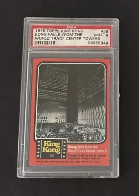 1976 Topps King Kong Kong Falls From The # 39 PSA 9 Mint • $30