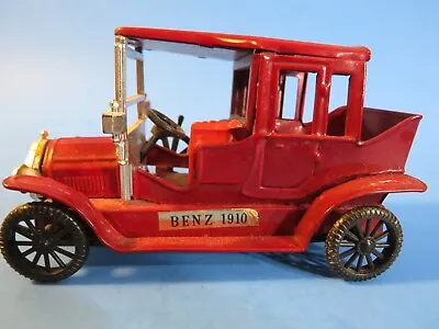 Vintage Tin 1910 Benz Red 4 Inch 1960s 1:48 Scale Japan • $15