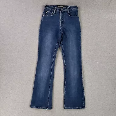 Vintage 90s Express Jeans Size 3/4 Bootcut Heavy Quality Denim Retro High Rise • $22.77