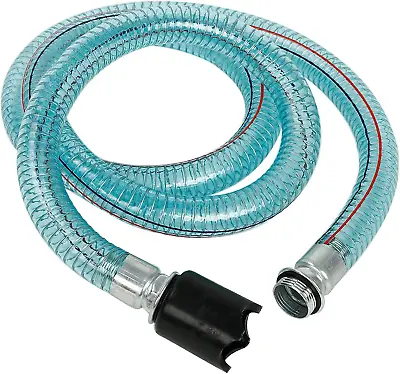 1 Inch Suction Hose For Fuel Transfer Pump With Threaded Couplings Oil Diesel Ke • $24.50