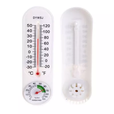 Max Min Thermometer Indoor Outdoor Garden Greenhouse Wall Temperature Gauge • £4.15