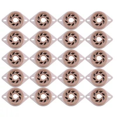 $35.99 • Buy 8Pin Octal Vacuum Tube Socket For EL34 6V6 KT88 6550 GZ34 Chassis Mount Lot*20